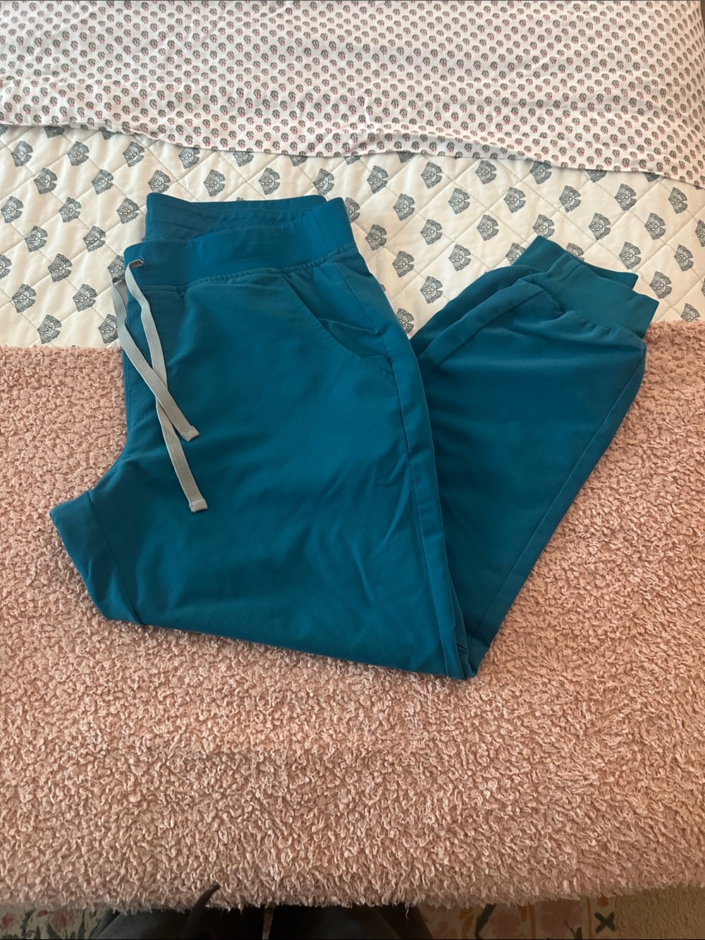 Teal Figs Jogger Scrub pants